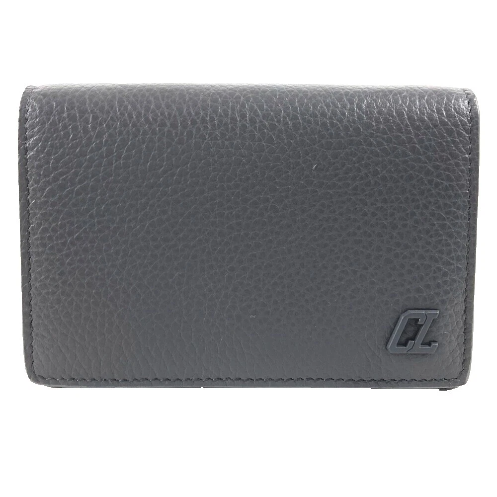 ID de cuero de mujer Christian Louboutin y los titulares de placa para hombres