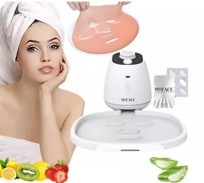 NEW BIOFACE Facial Face Mask Machine with Collagen Tablets Bundle DIY Mask Maker