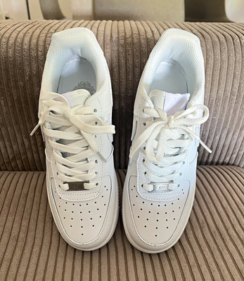 Nike Air Force 1 Low Damen Sneaker Weiß EU 37,5 Low Top Schnürung DD8959-100