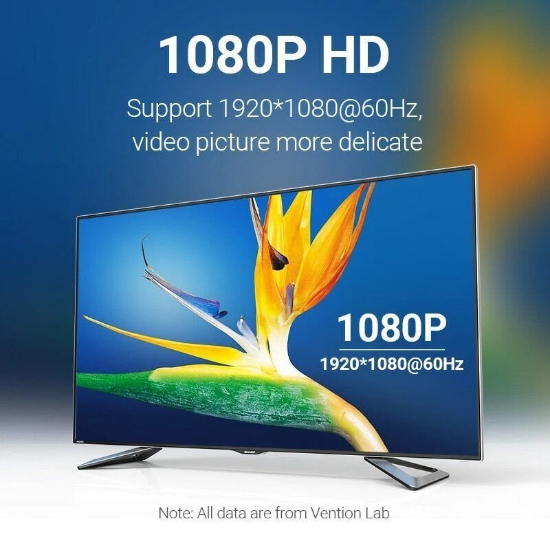 DVI-I to VGA Cable Dual Link 24+5 Male to VGA Male Adapter Video Cord PC Monitor - Image 2 of 4