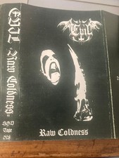 EVIL Raw Coldness DEMO TAPE CASSETTE BLACK METAL BRAZIL  NSBM