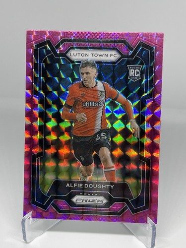 Alfie Doughty Pink Mosaic Prizm Panini Prizm Premier League 2023-24 #296