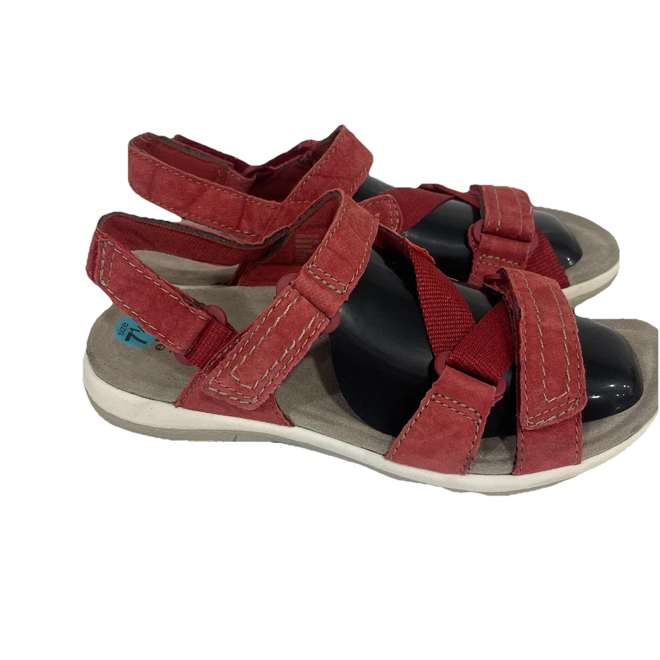 Sandalias Earth Origins Savoy Slide para mujer 7,5 de gamuza rosa frambuesa Foto 2 de 4