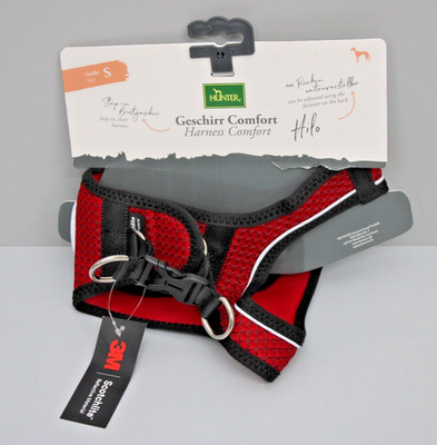 HUNTER Geschirr Hilo Comfort S rot aus Kunststoff, Metall, Nylon NEU