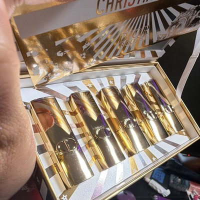 Christian Dior Dior/ 5-Piece Lipstick Set/ Gold/ Limited Edition