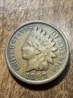 1897 Indian Head Cent Penny  VF Condition Nice Details “Actual Coin Pictured"