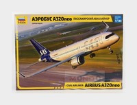1:144 Zvezda Airbus A320 Airbus Airplane 2002 Kit ZS7037 Modellbau