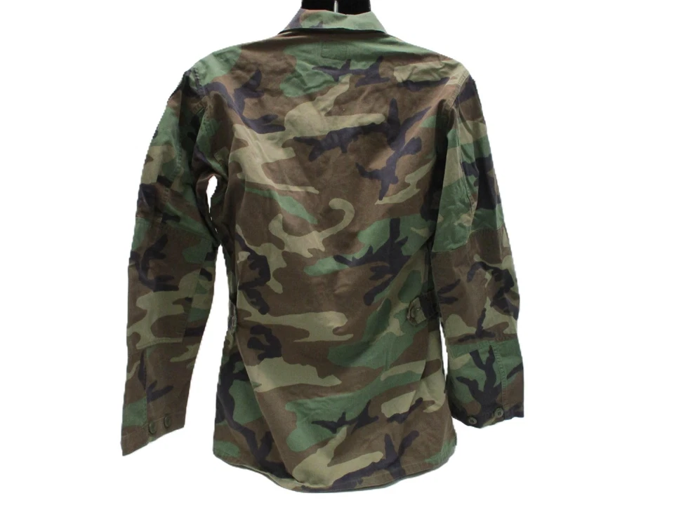 USGI WOODLAND BDU TOP WINTER WEIGHT M81 SHIRT MILITARY ARMY SHIRT CAMOUFLAGE - Image 2 of 4