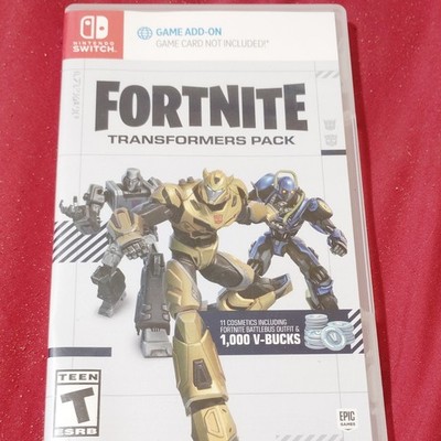 Nintendo Nintendo Switch Cartridge Case Fortnite Transformers Pack CASE ONLY