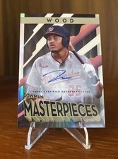 James Wood Prospect Auto /99 🔥 2022 Bowman’s Best Masterpieces #BM-12 Nationals