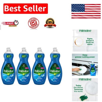 Ultra Dish Liquid Oxy Power Degreaser - 32.5 Fl Oz x 4 to Fight Stains & Grease