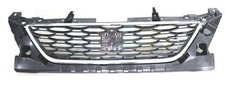 Fits Seat Leon13-17 Upper Centre Front Grille Fr Models Black W/ Chrome Moulding