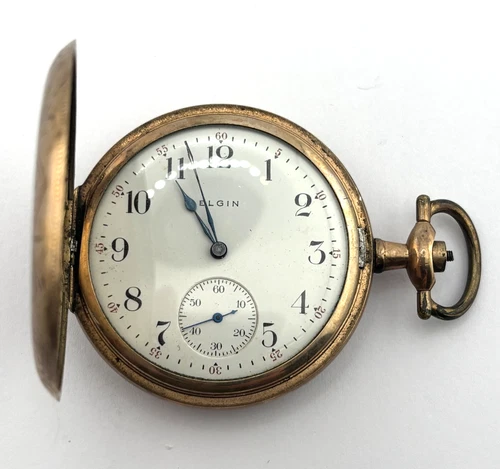 Elgin Antique Mechanical Pocket Watch 7J  16s  Gr.290  17629367 NON-WORKING