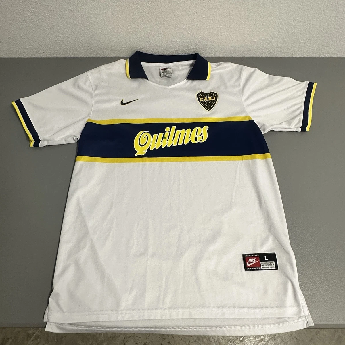 NIKE Boca Juniors 2010オーセンティックユニ　新品未使用 Preços baixos em Nike Boca Juniors Clube Internacional de Camisas