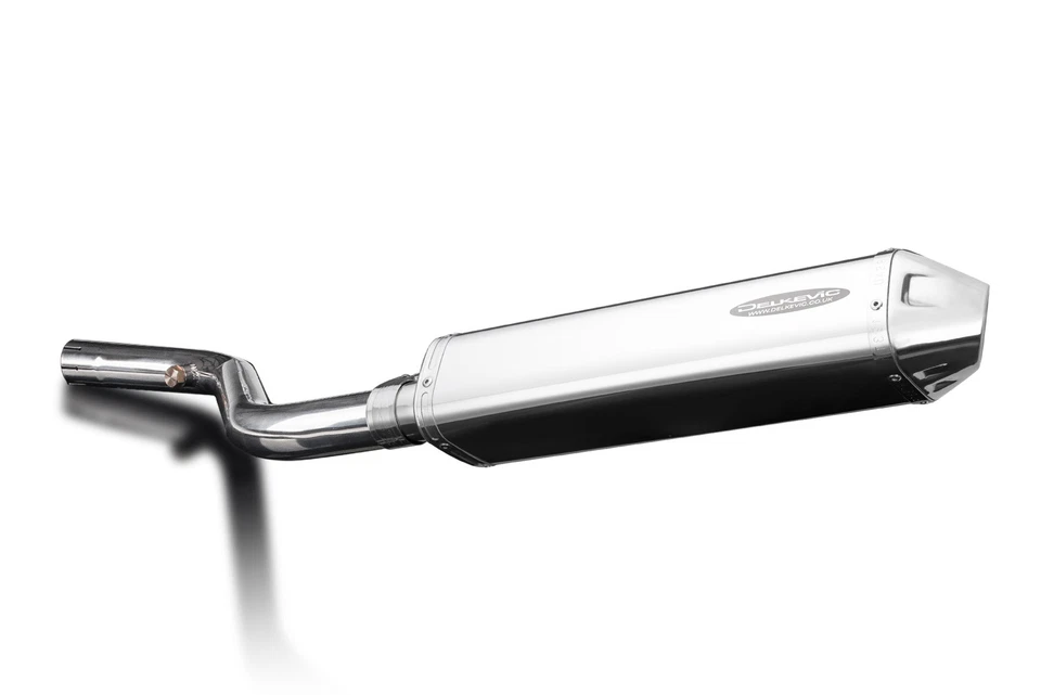 BMW R1150RT 2001-05 Delkevic Slip On 17" Tri-Oval Kit de silenciador de escape de acero inoxidable Foto 2 de 4