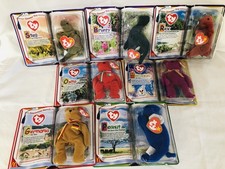 McD Happy Meal 2000 Ty Teenie Beanie Babies Set of Seven, NIP