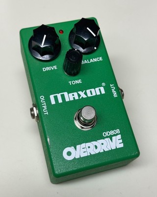 MIJ | Maxon OD-808 Overdrive Distortion Boost Lead Solo Tube Valve Gain | Japan