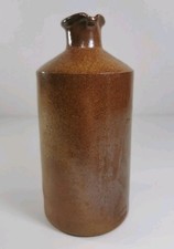 Antique Ink Bottle Handmade Victorian Stoneware Pottery Lovatt Salt Glaze 20cm