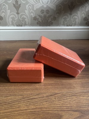 X2 Orange Yoga Block Fitness Schaumstoff Ziegel Pilates Balance Stretching Übung