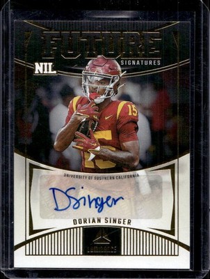 Dorian Singer 2024 Panini Luminance #FSN-DSR NIL Future Auto