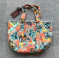 Polo Ralph Lauren Elephant Print Tropical Canvas Tote Rrl- 18x11x6- Rare Polo Ralph Lauren Elephant Print Tropical Canvas Tote Rrl- 18x11x6- Rare