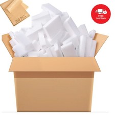 100 PCS Sponge Eraser BULK PACK Melamine Cleaning Foam 3/4" Thick Kitchen Bath