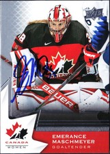 EMERANCE MASCHMEYER - Upper Deck 2020 Team Canada Women - Signed in Person #50