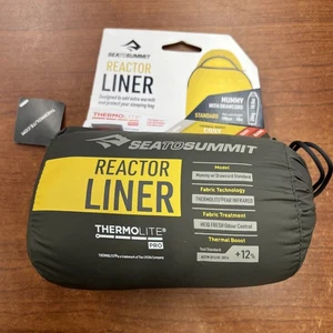 Sea to Summit Reactor Thermolite Mummy Sleeping Bag Liner 198cm - New With Tags