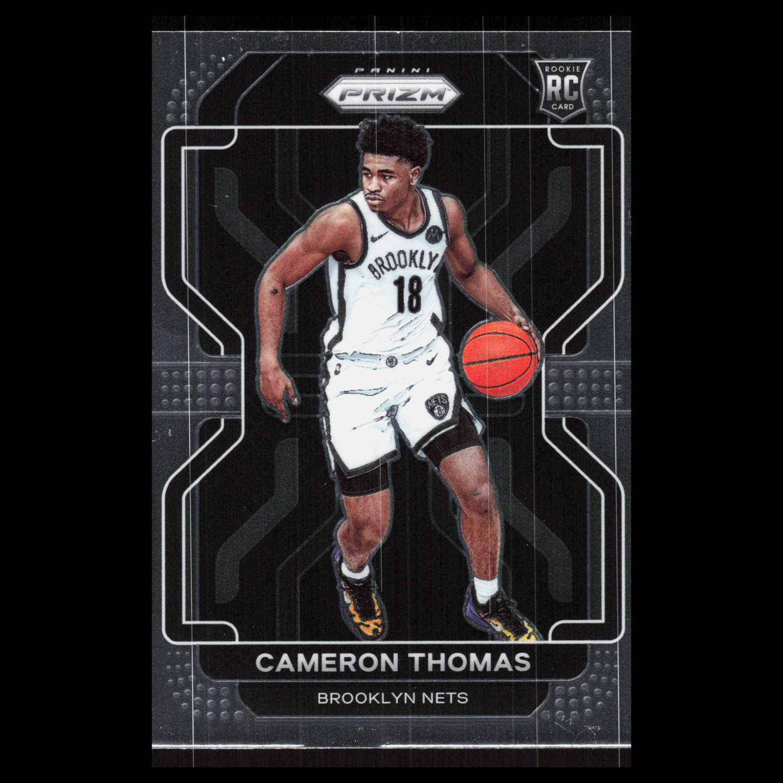 Cameron Thomas #297 2021-22 Panini Prizm Brooklyn Nets Basketball Card NBA