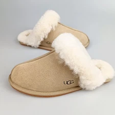 UGG Women's Scuffette II Sand Slippers Sheepskin Warm Shoes Original 1106872