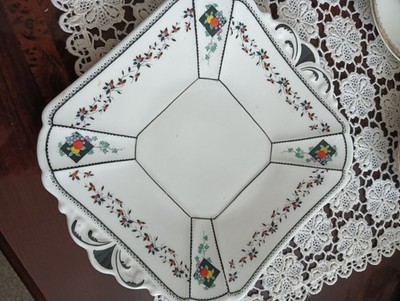 Original Shelley 11505 Queen Anne Fruit And Diamonds Kuchenteller