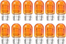 Amber 7443 Bulb 12 Pack Long Life for Trucks