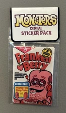 Monster Cereal Sticker Pack Franken Berry Count Chocula Boo Berry Fruit Brute