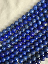 Blue Lapis Lazuli Round Gemstone Beads, Assorted Sizes (mm), Any Purpose