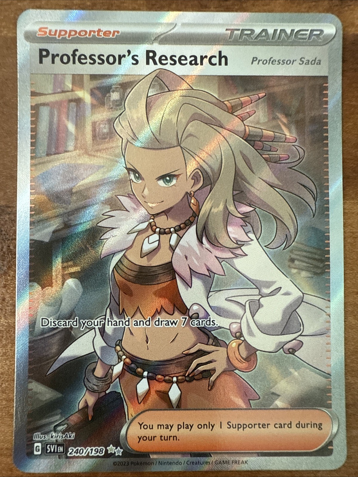 Professor's Research 240/198 SV01: Scarlet & Violet Base Set Holo