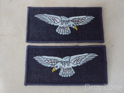 NEU Aktuelles Paar RAF Royal Air Force Adler Stoff Schulter Abzeichen/Patches