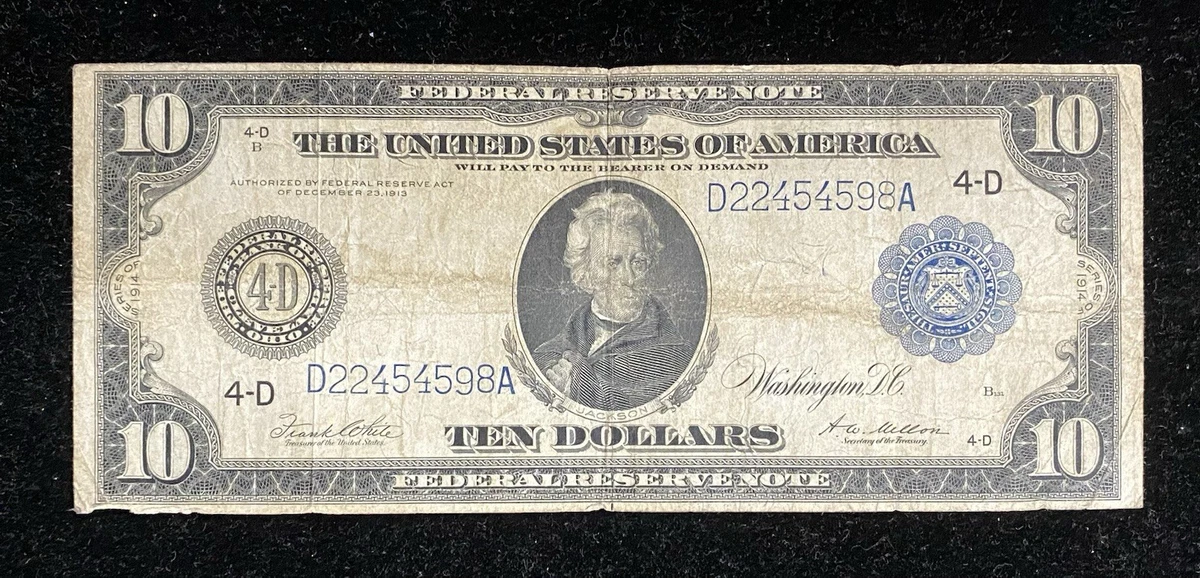 1914 10 Bill for sale | eBay