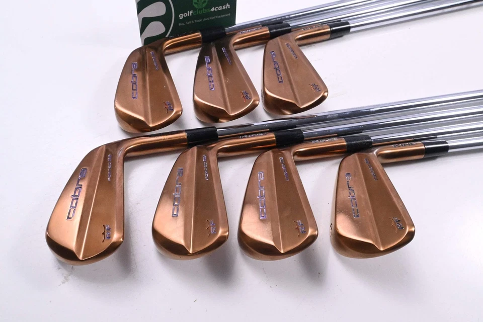 Cobra King RF Forged MB Copper Irons / 4-PW / Stiff Flex N.S.Pro Modus³ Tour 120 - Image 2 of 4