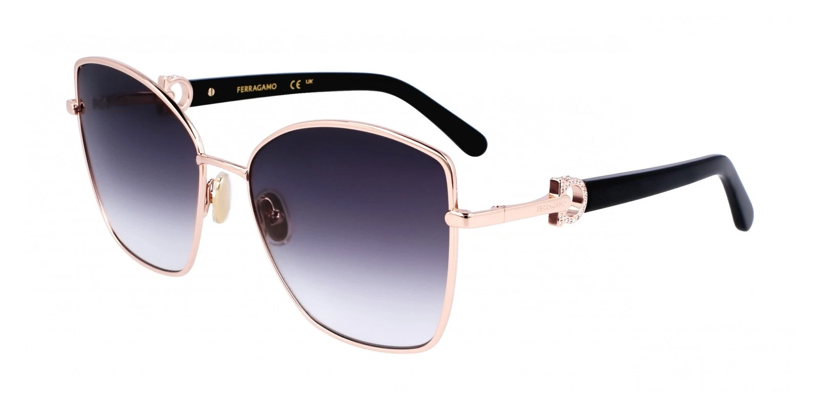 Ferragamo — Ferragamo Sunglasses SF312SR Rose gold/grey gradient 60/18/140 Women