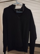 Men's Stylish 1/4 Zip Hugo Boss Shirt XL MADE IN ITALY