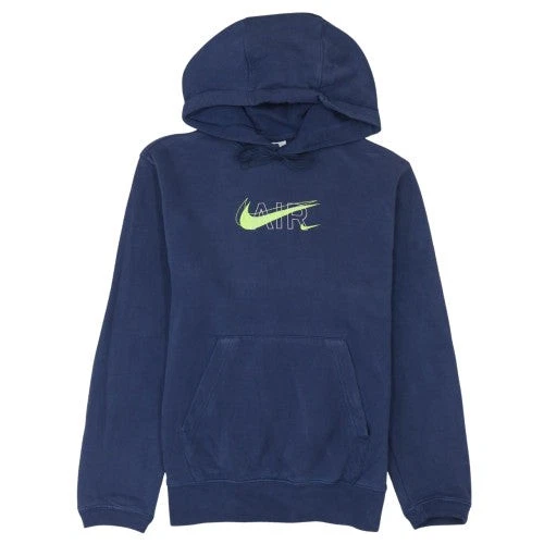 Nike Men’s Blue XS Pullover Hoodie with Graphic Print