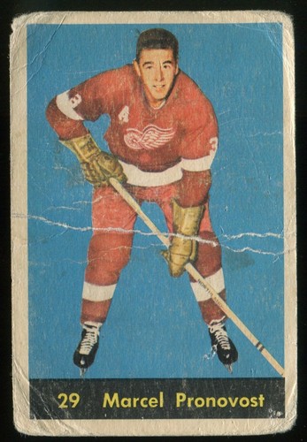 Marcel Pronovost #29 1960 Parkhurst card
