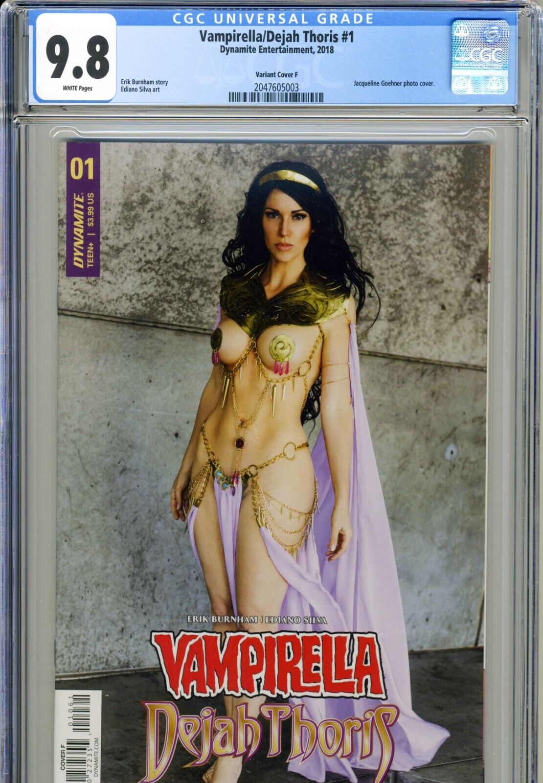 Vampirella Dejah Thoris 1 CGC 9.8 NM/M! Variant Photo Cover F!