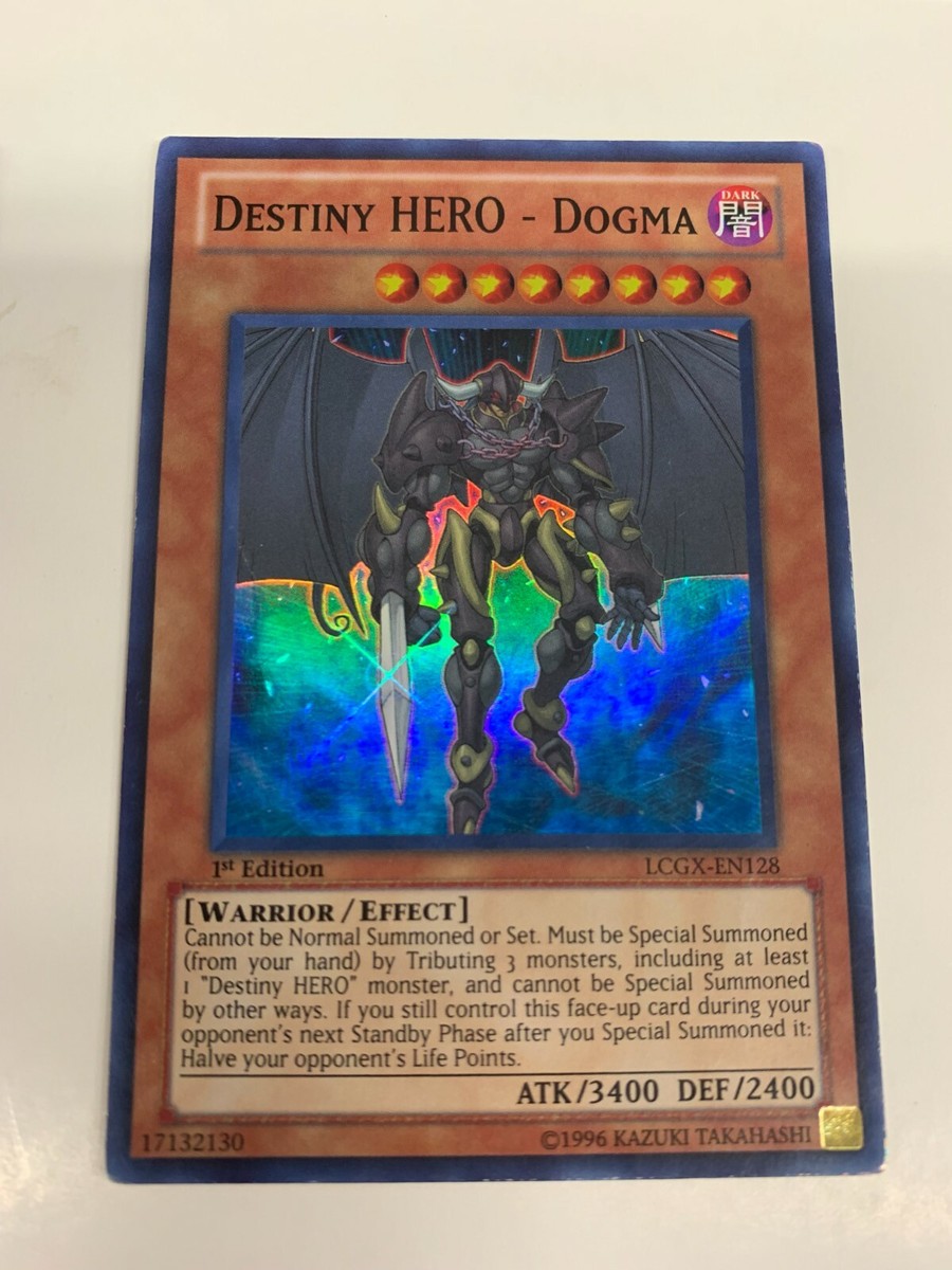Destiny HERO - Dogma LCGX-EN128 1st Edition - YuGiOh Card - NM | eBay Destiny HERO - Dogma LCGX-EN128 1st Edition - YuGiOh Card - NM | eBay