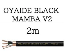 OYAIDE BLACK MAMBA V2 Cavo di Alimentazione Audio 2.0m Unità 3.5SQ Poliolefina Polimerica