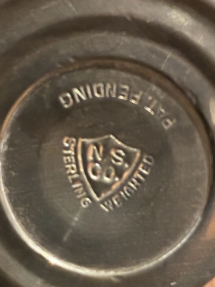 Juego de candelabros eduardianos de ley Foto 2 de 4