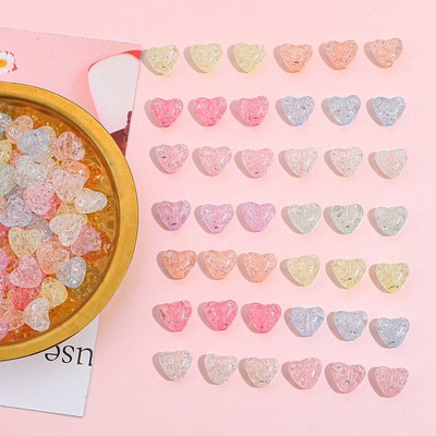 Acryl Gebrochene Herzperlen Bunte Perlen Schmuck Zubehör Diy Us |