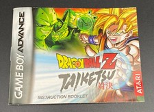 Dragon Ball Z Taiketsu GBA Game Boy Advance Instruction Booklet 2003 USA
