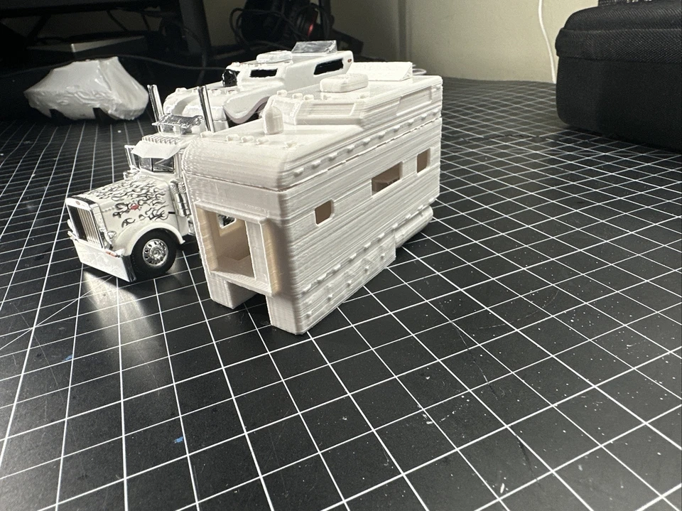 PIEZAS DE CAMIÓN 1/64 DCP LARGO Y ALTO DURMIENTE DE DOBLE ELEVACIÓN CON piezas de detalle extra Foto 3 de 4