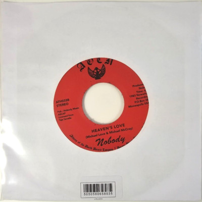 Nobody   I Saw You 7'' vinyl record 2016 funk soul on Athens Of The North